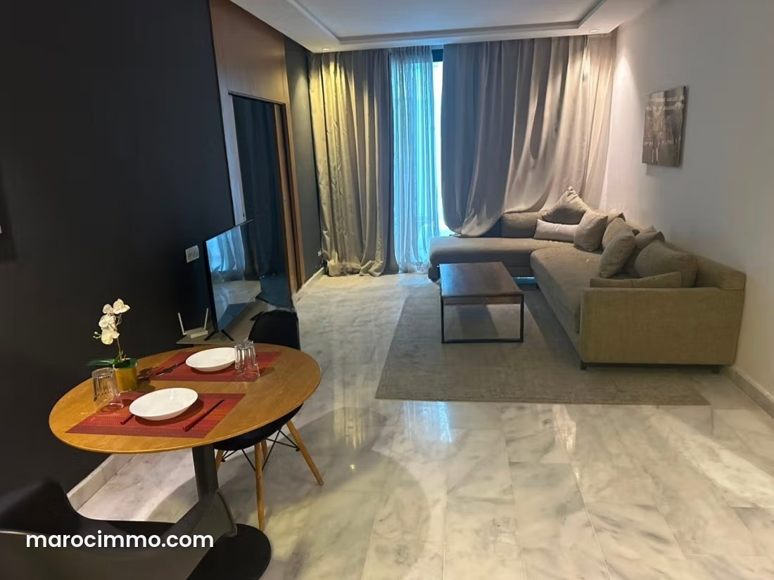 Furnished Apartment with Terrace for Rent in Ferme Bretone, Casablanca — Casablanca