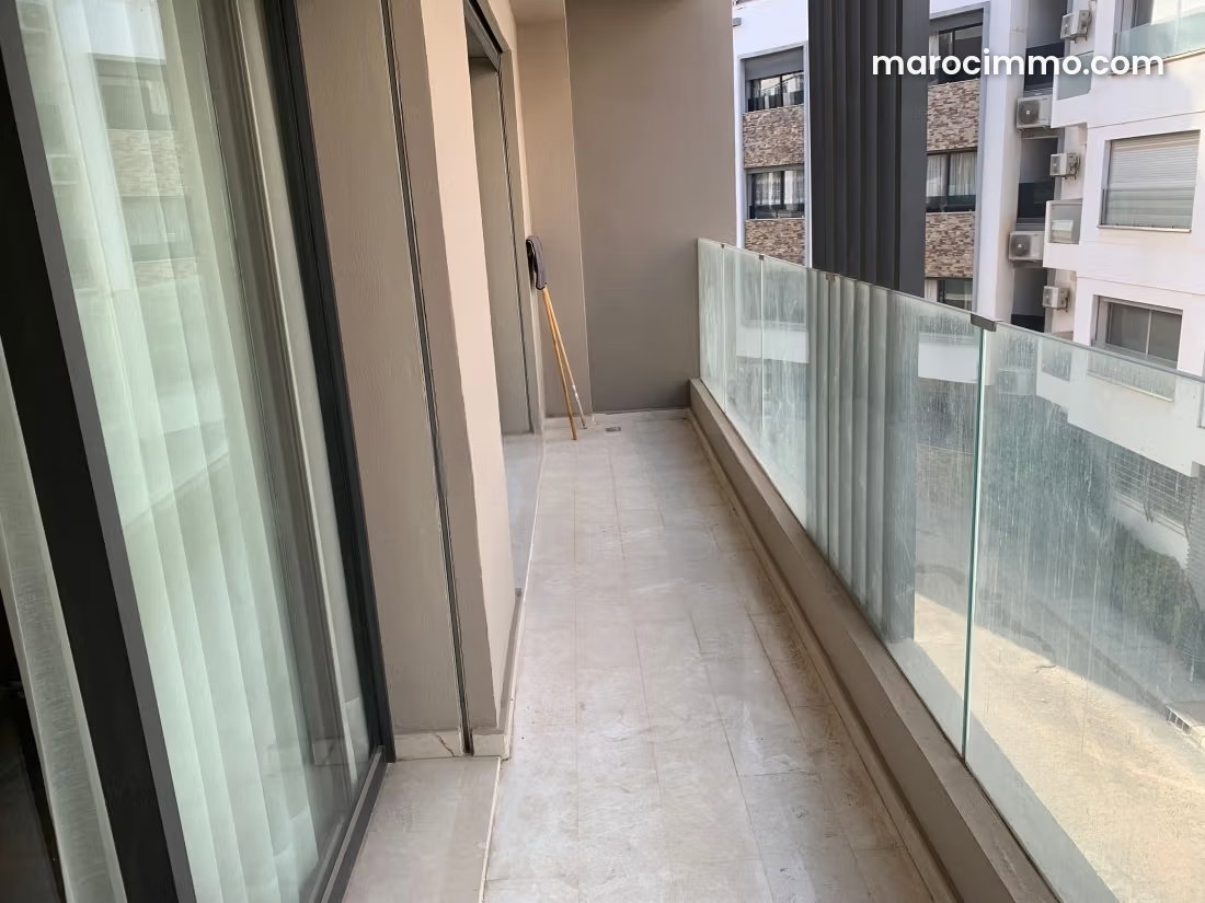 Furnished apartment with terrace for rent in Ferme Bretone, Casablanca — Casablanca