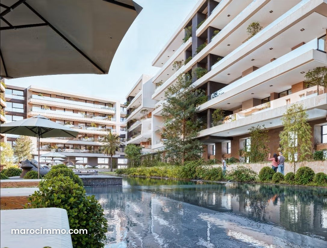 48 m² Apartment with Swimming Pool, Hay Al Hassani, Marrakech — Marrakesh