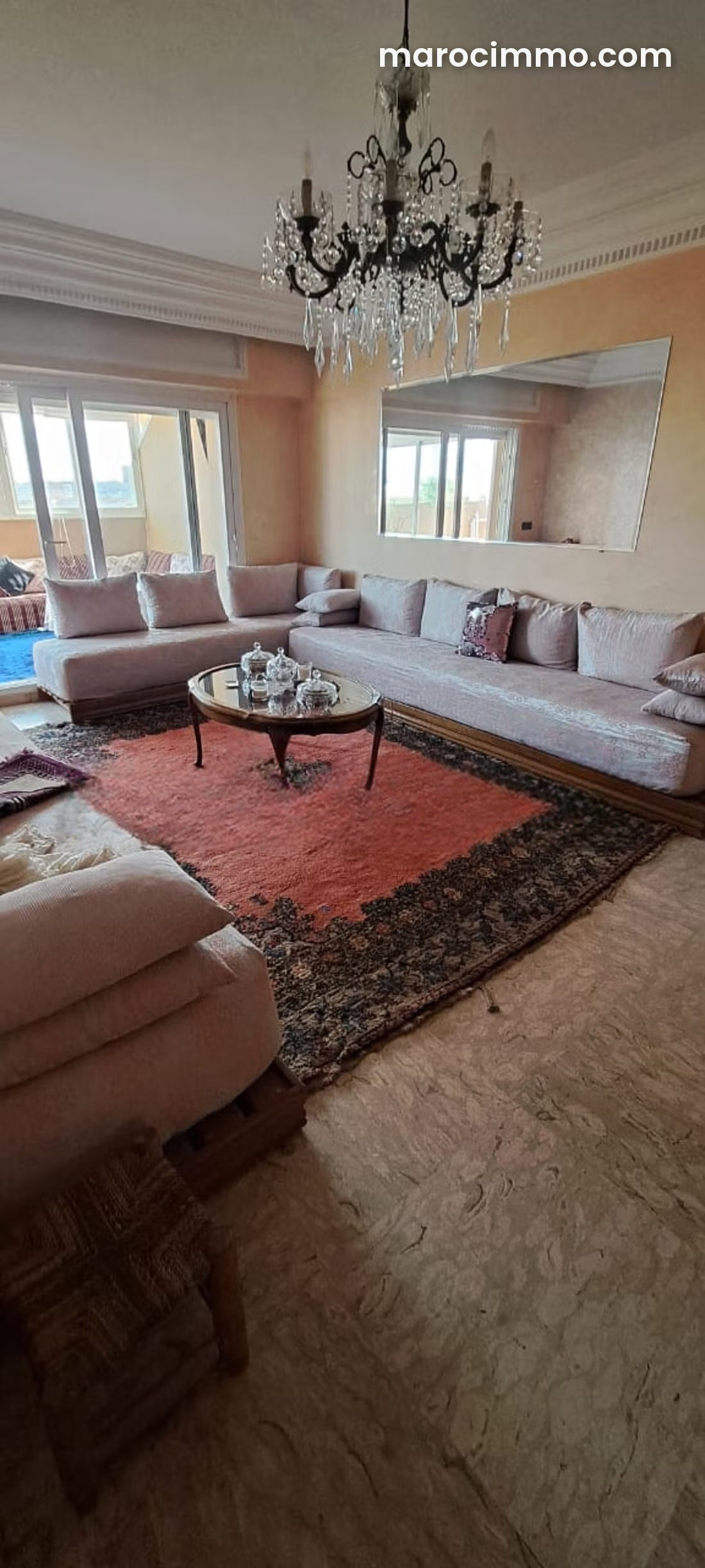 107 m² Apartment with Terrace in Casablanca’s Quartier des Hôpitaux — Casablanca