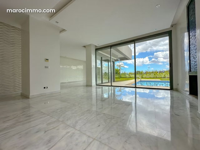 À louer – Magnifique villa de prestige à Prestigia Bouskoura Ville Verte avec vue imprenable sur le golf — 4