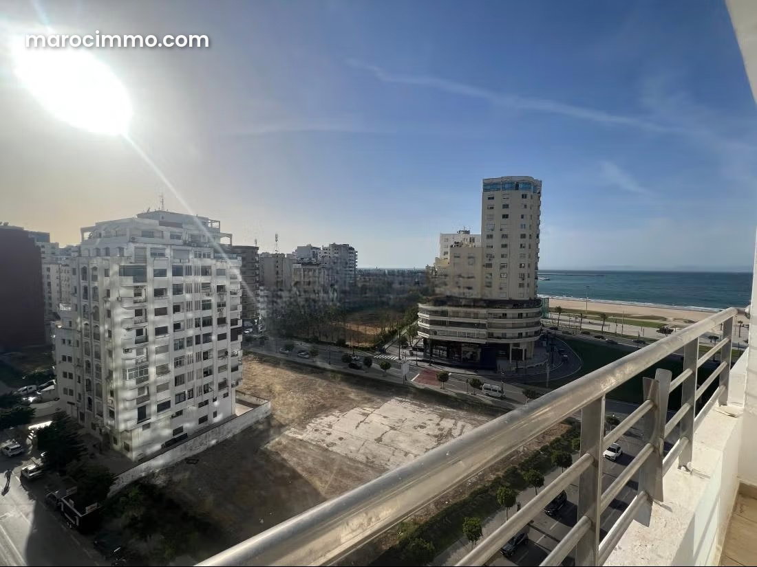 Furnished 3-Bedroom Apartment with Sea View, De La Plage, Tangier — Tangier