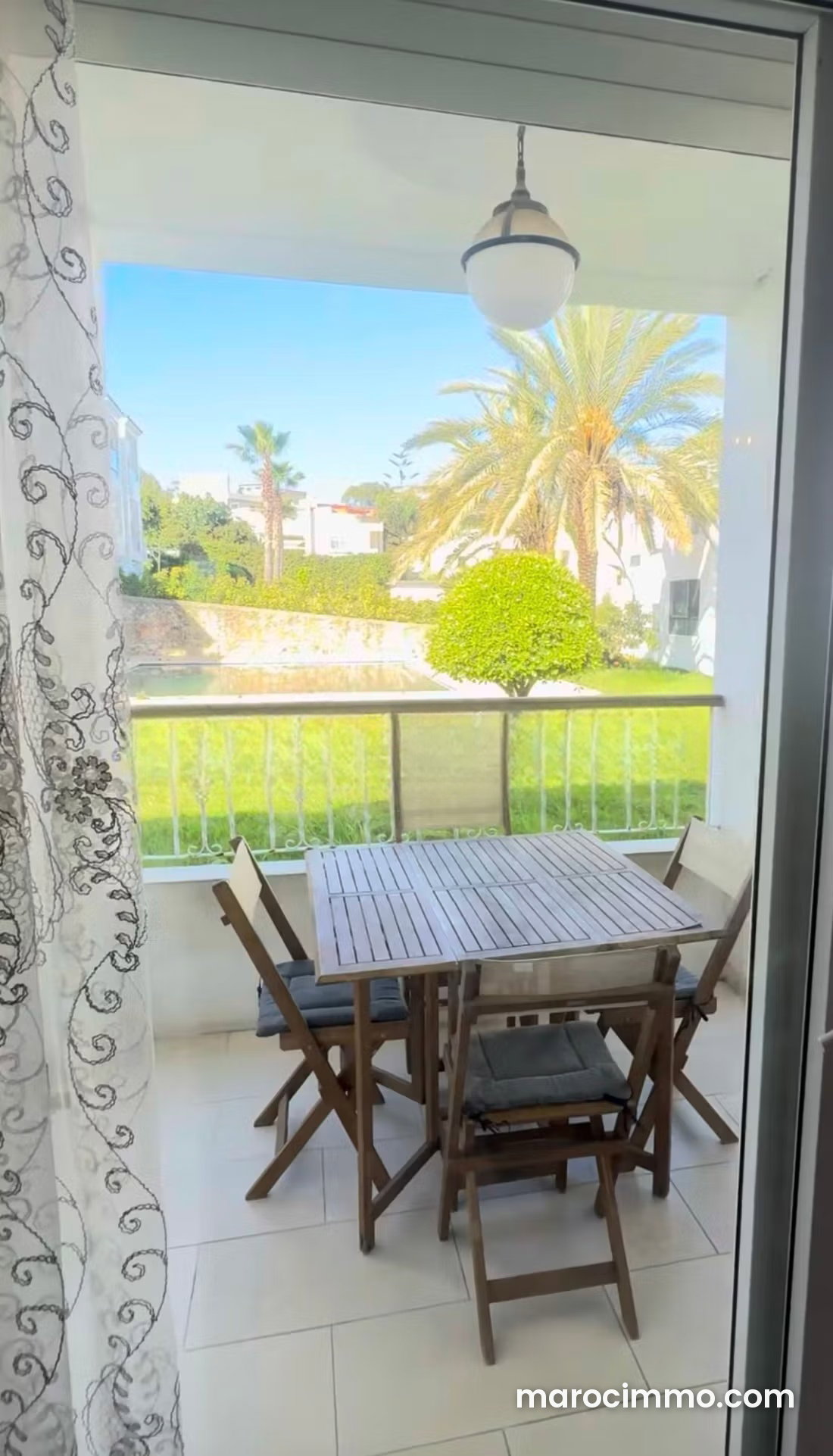 130 m² Furnished Apartment with Swimming Pool, Jbel Kbir, Tangier — Tangier