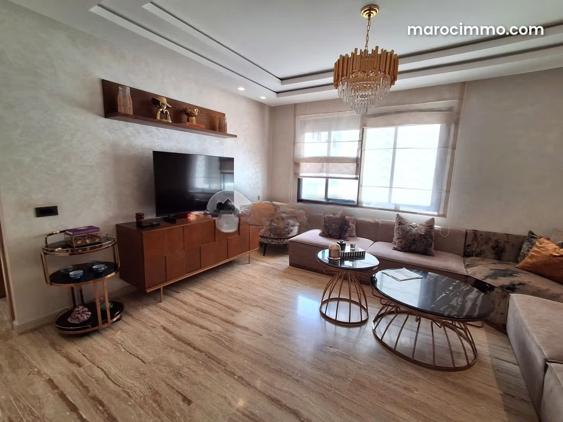 Furnished 60 m² Apartment with Elevator in Oulfa, Casablanca — Casablanca