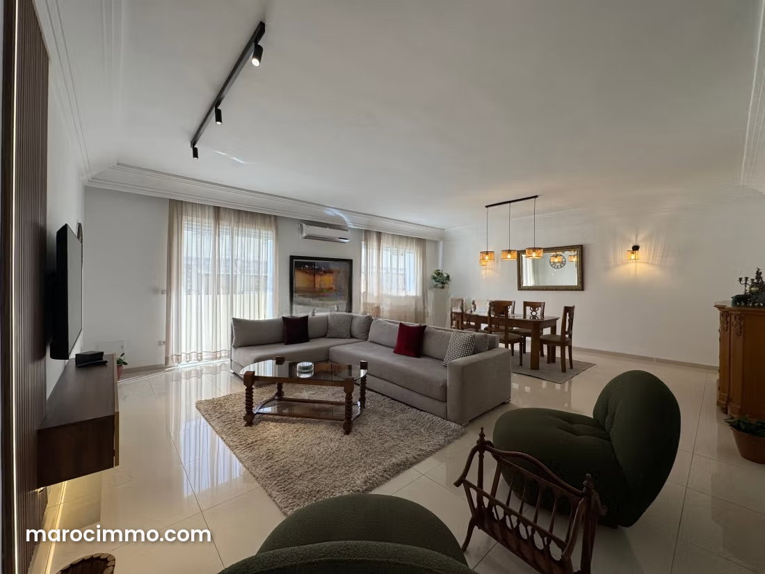 Furnished Apartment with Terrace in Palmier, Casablanca — Casablanca
