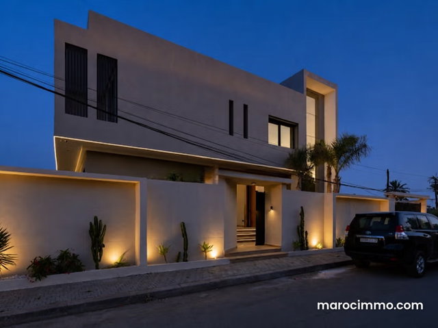 Magnifique villa à vendre à targa. 11 pièces. Porte blindée et chauffage central — 2