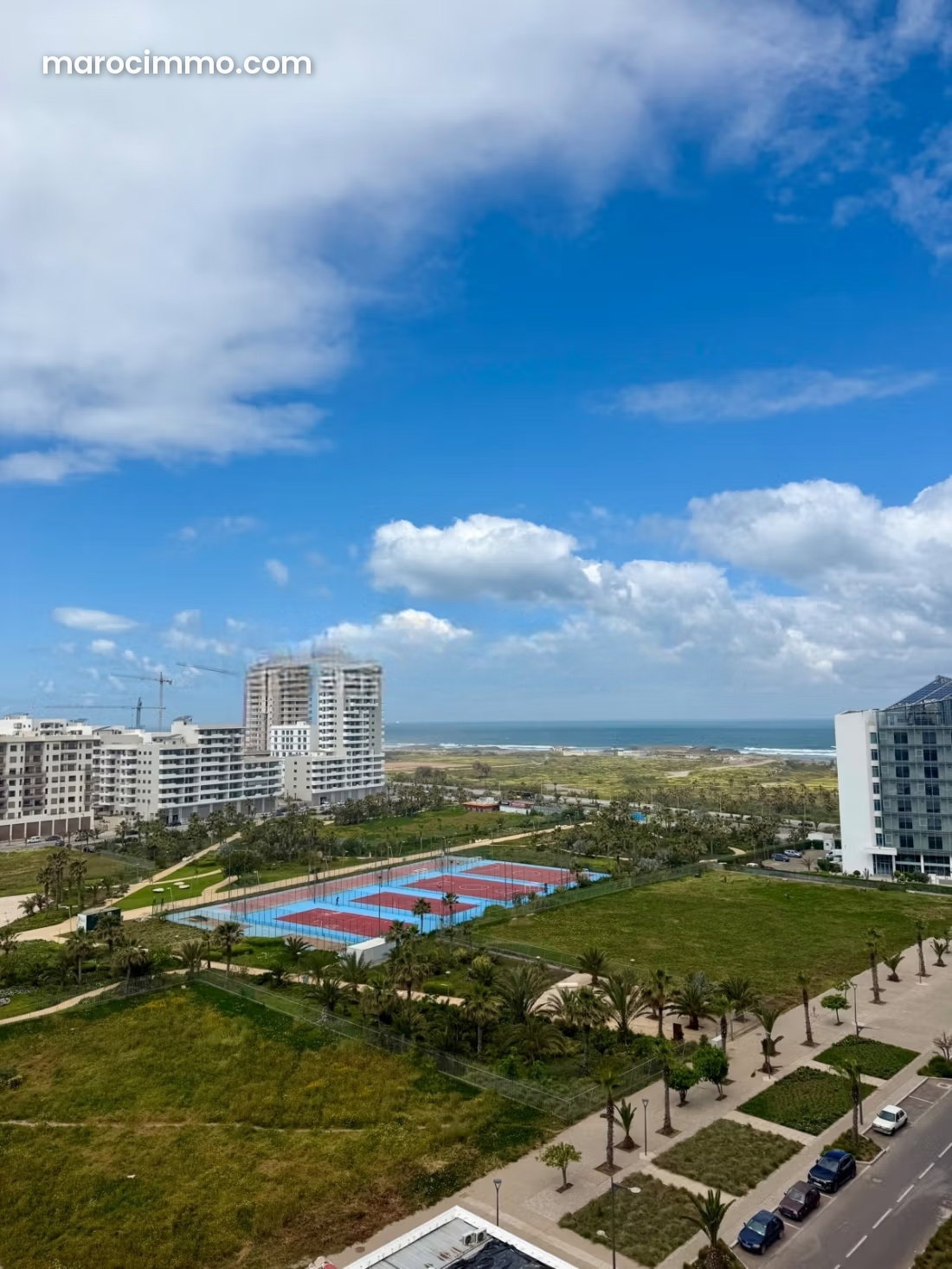 Duplex neuf 132 m², vue mer, 3 chambres avec piscine à Zenata — Zenata
