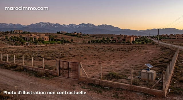 Vente Terrain nu à route de fès — Marrakech