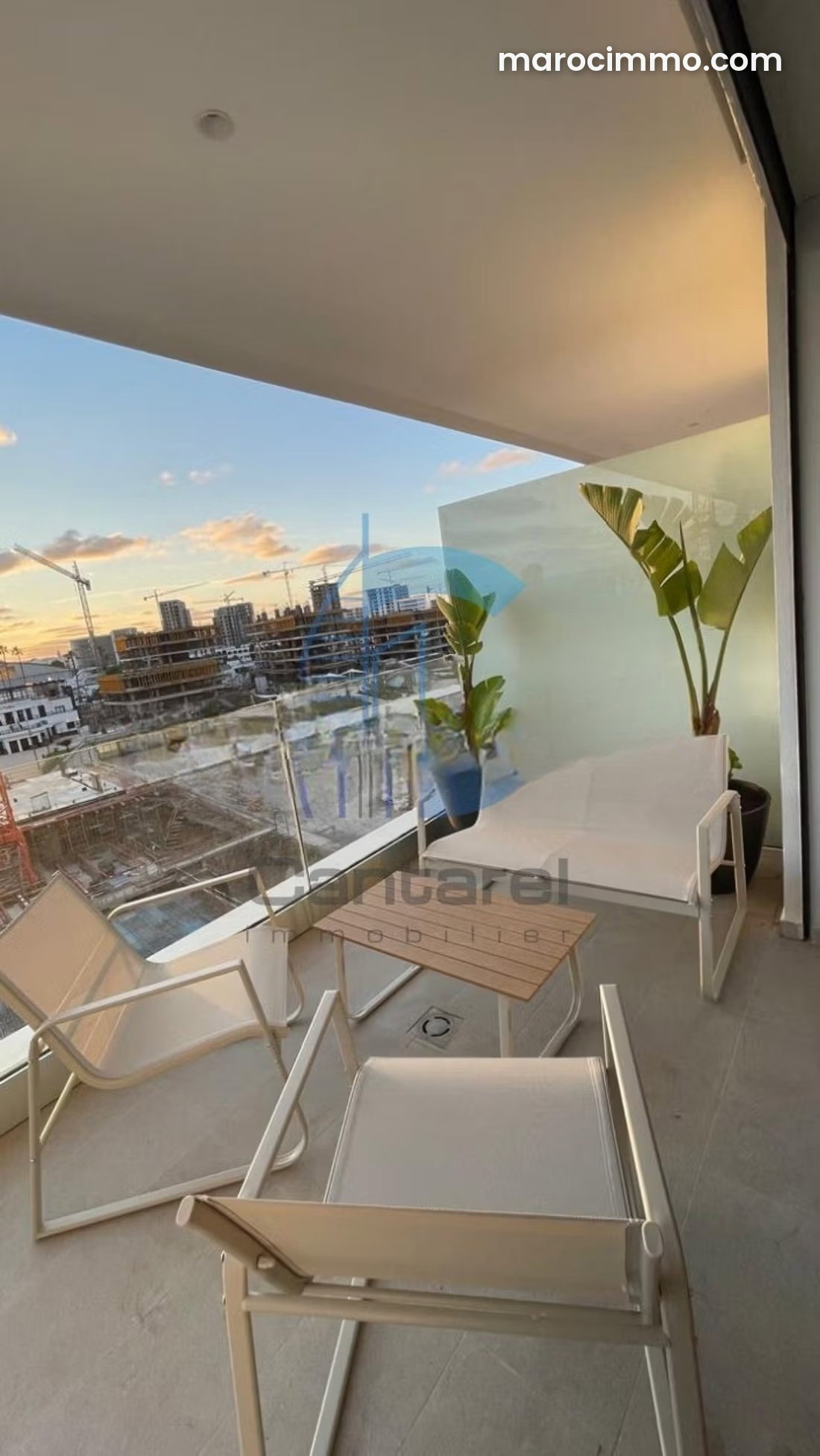 New Furnished Apartment with Terrace, C.I.L, Casablanca — Casablanca