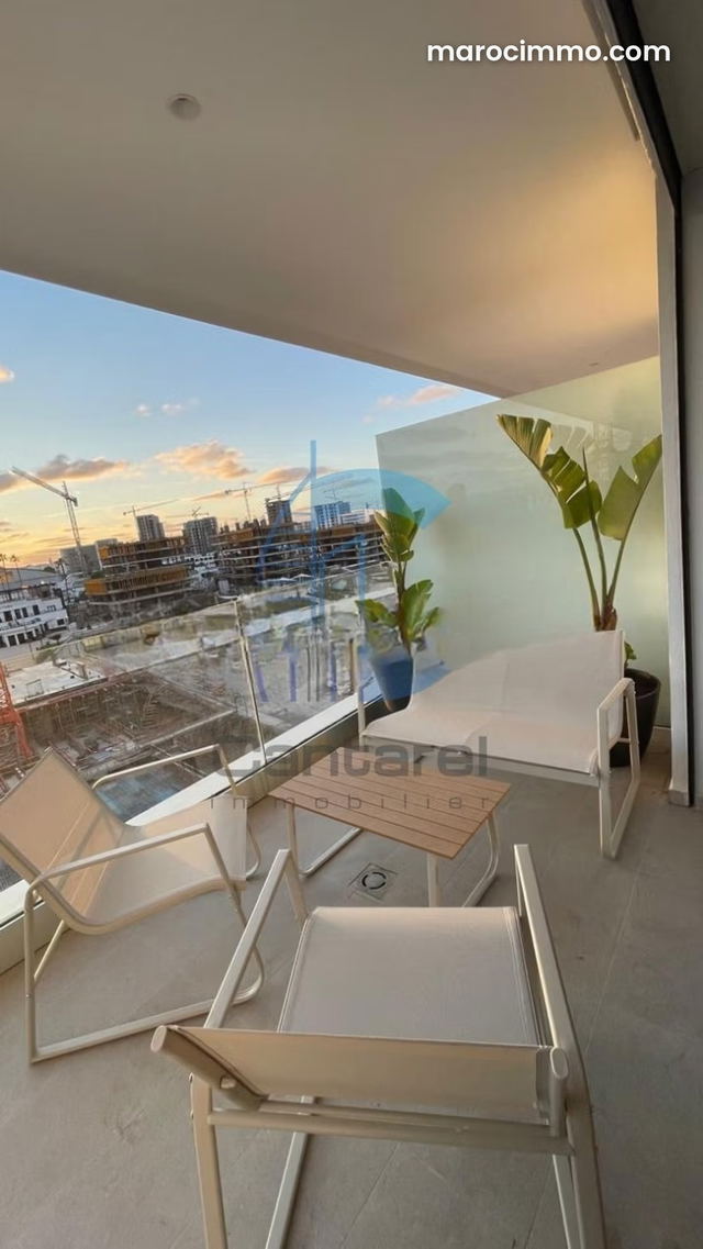 Magnifique studio meublé neuf à louer cfc — Casablanca