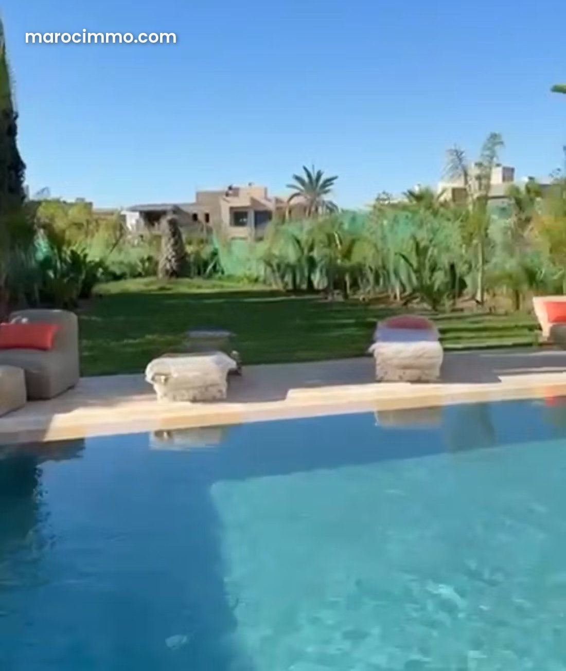 400 m² Villa, 5 Bedrooms, Pool and Garden, Palmeraie, Marrakech — Marrakesh