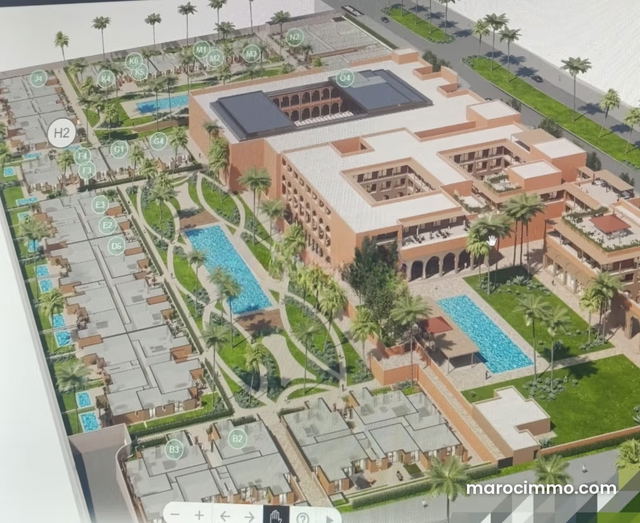 Dernier Rez de Jardin à Vendre avec Piscine Privée — Marrakech
