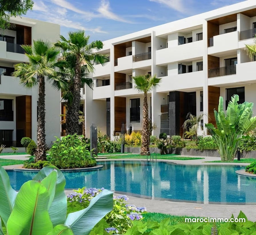 Furnished 2-Bedroom Duplex, Ville Verte Bouskoura — Bouskoura