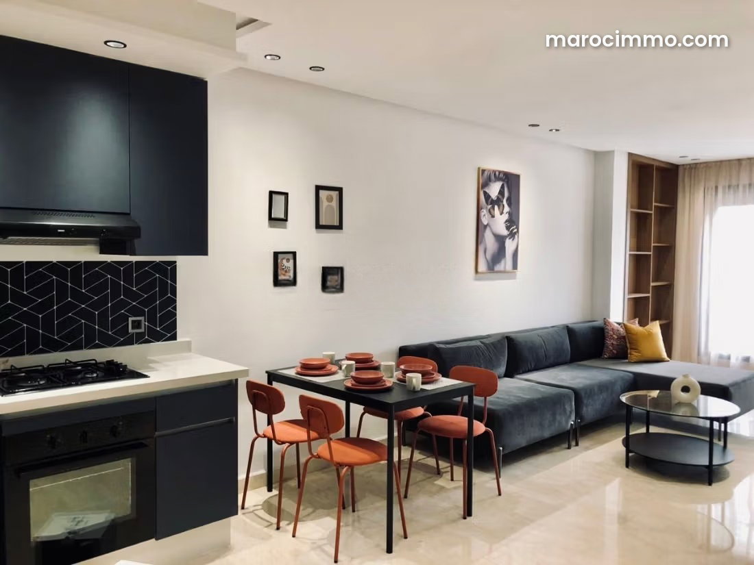 Appartement meublé 50 m², Palmier, Casablanca — Casablanca