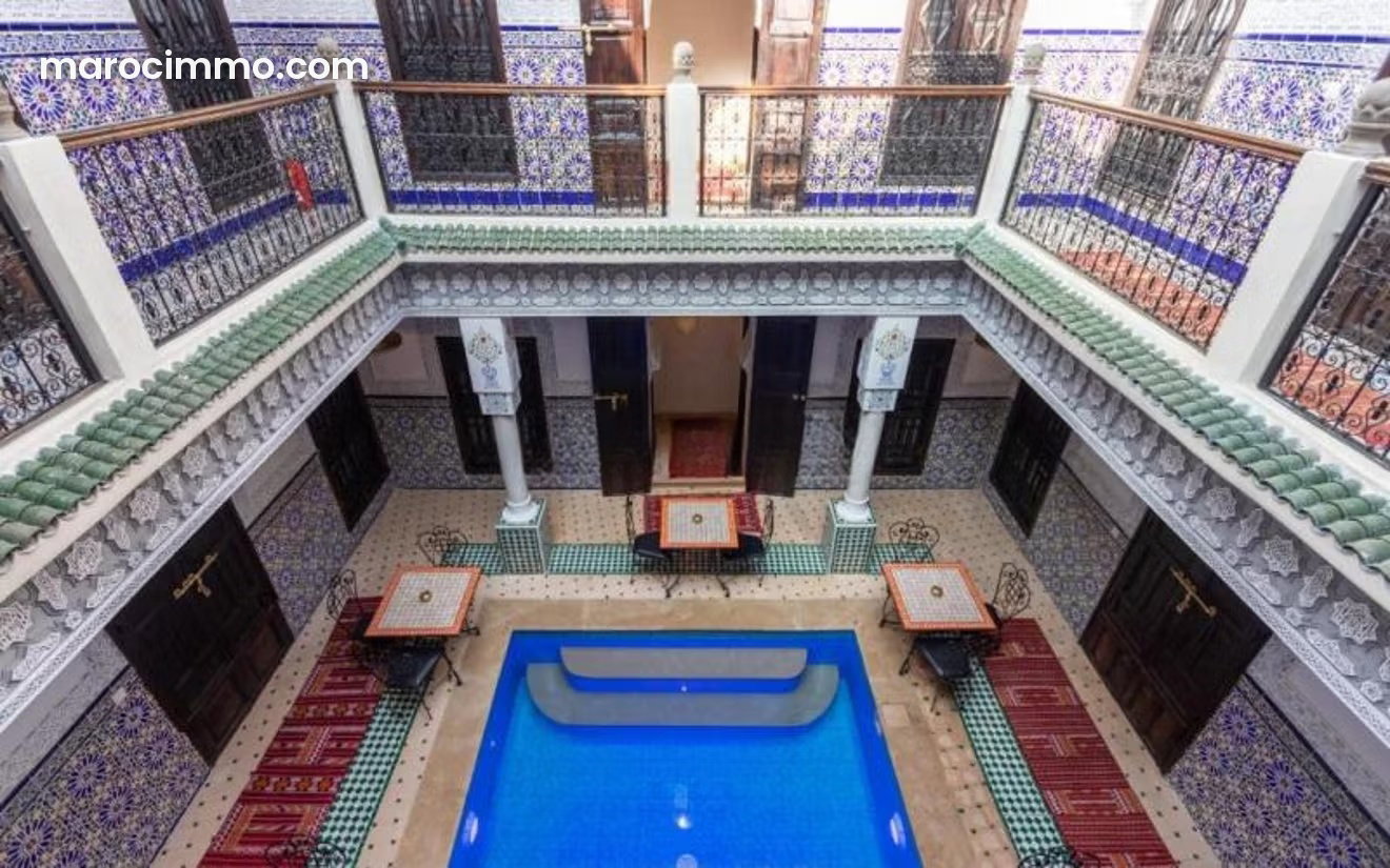 Riad 12 chambres à vendre Kennaria, Marrakech, cœur Médina — Marrakech