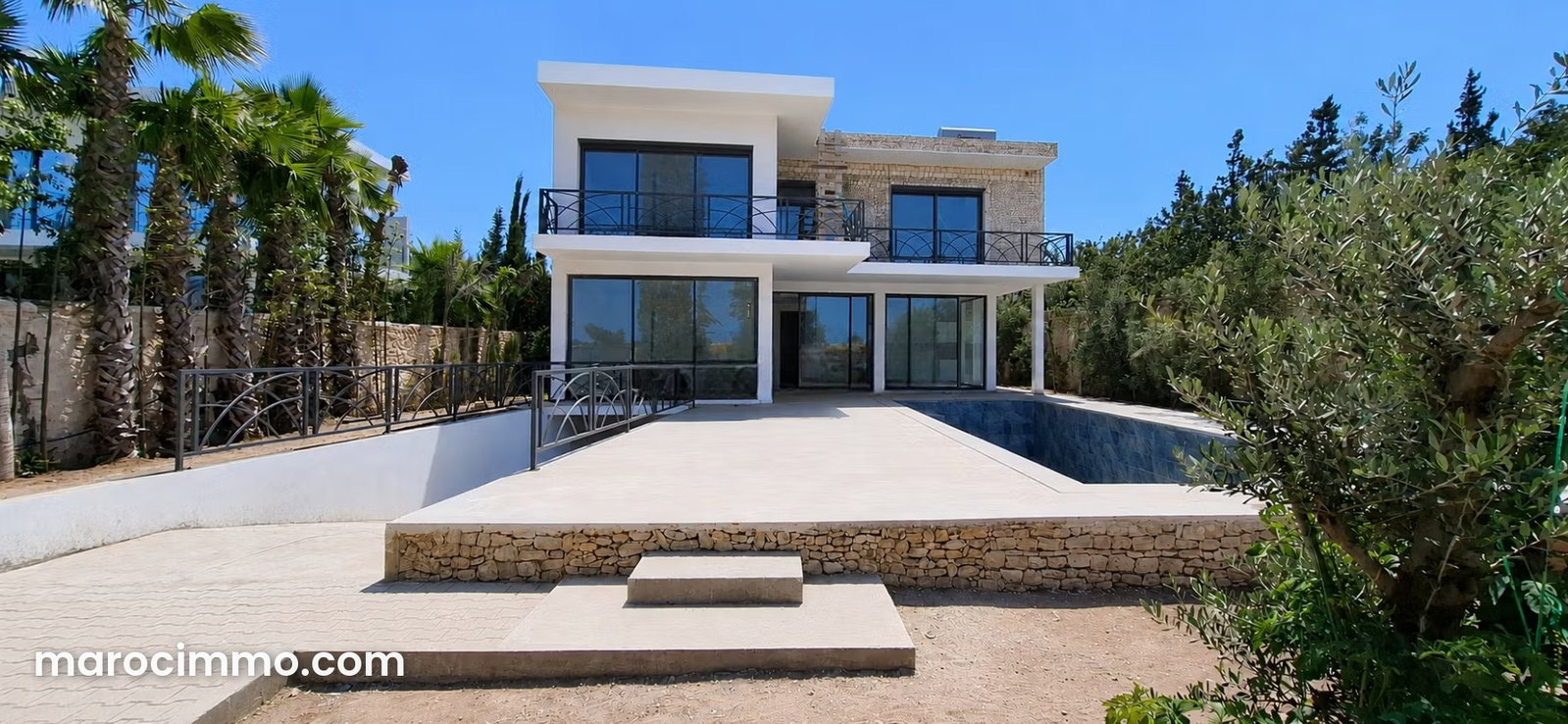 Villa contemporaine avec piscine à débordement, Douar Laarab — Essaouira