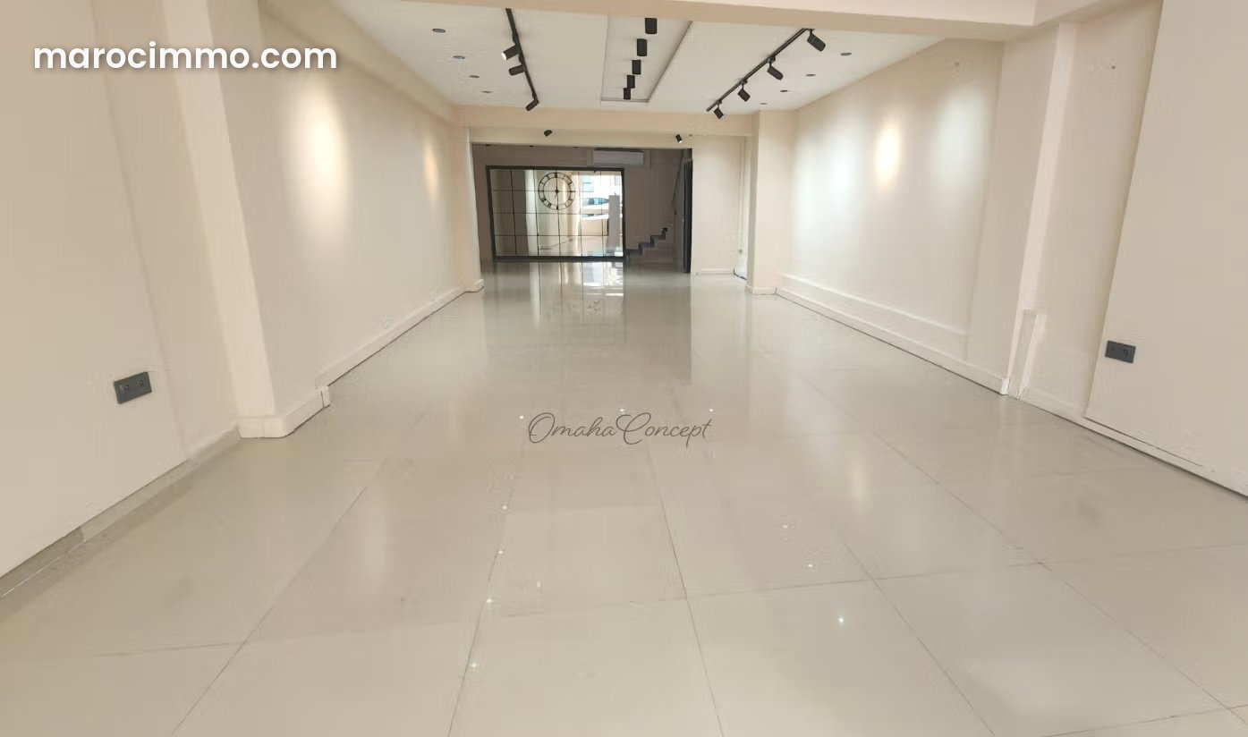160 m² Commercial Premises, Maarif, Casablanca, Two Levels — Casablanca