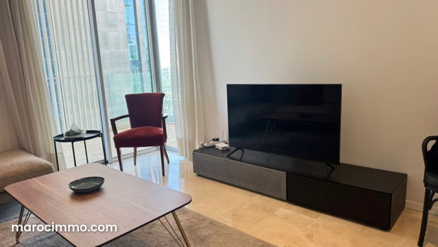 Apartment for rent in Casablanca Finance City. 65 m². Elevator — 4