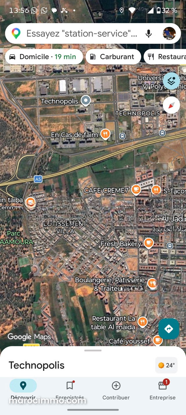 Terrain a vendre sur Sala El Jadida — Salé