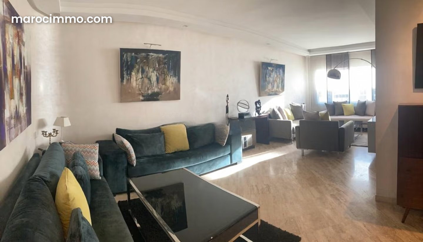 Furnished 100 sqm Apartment, Racine, Casablanca — Casablanca
