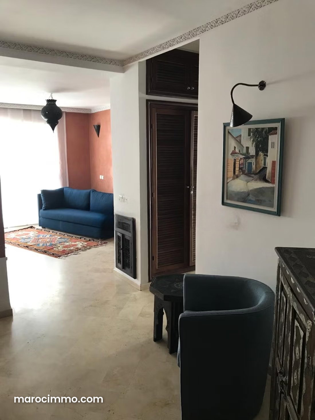 Furnished 160 sqm Apartment, 3 Bedrooms, Private Garage, Agdal, Rabat — Rabat