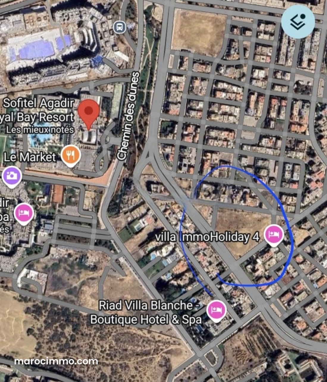 Large 6,552 m² plot in Founty, Agadir, ideal for development — Agadir