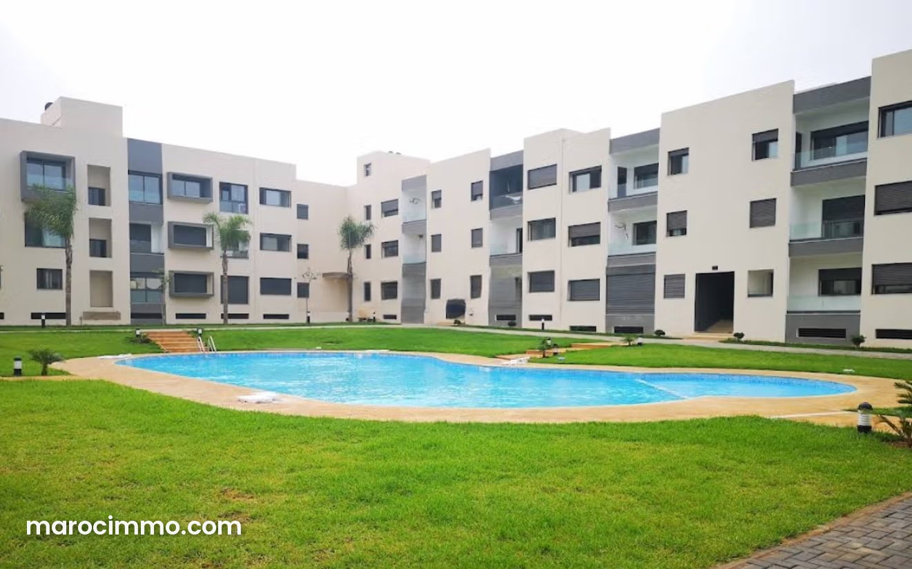 Appartement 3 chambres avec piscine, Harhoura, Temara — Temara