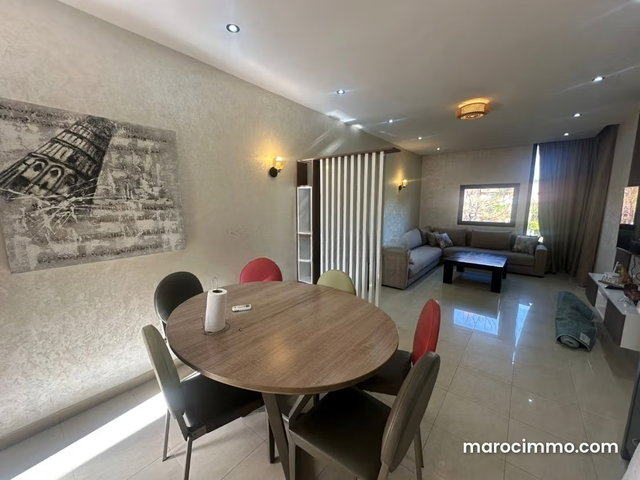 Superbe appartement à louer à Agdal. 2 chambres agréables. Piscine et air conditionné — 5