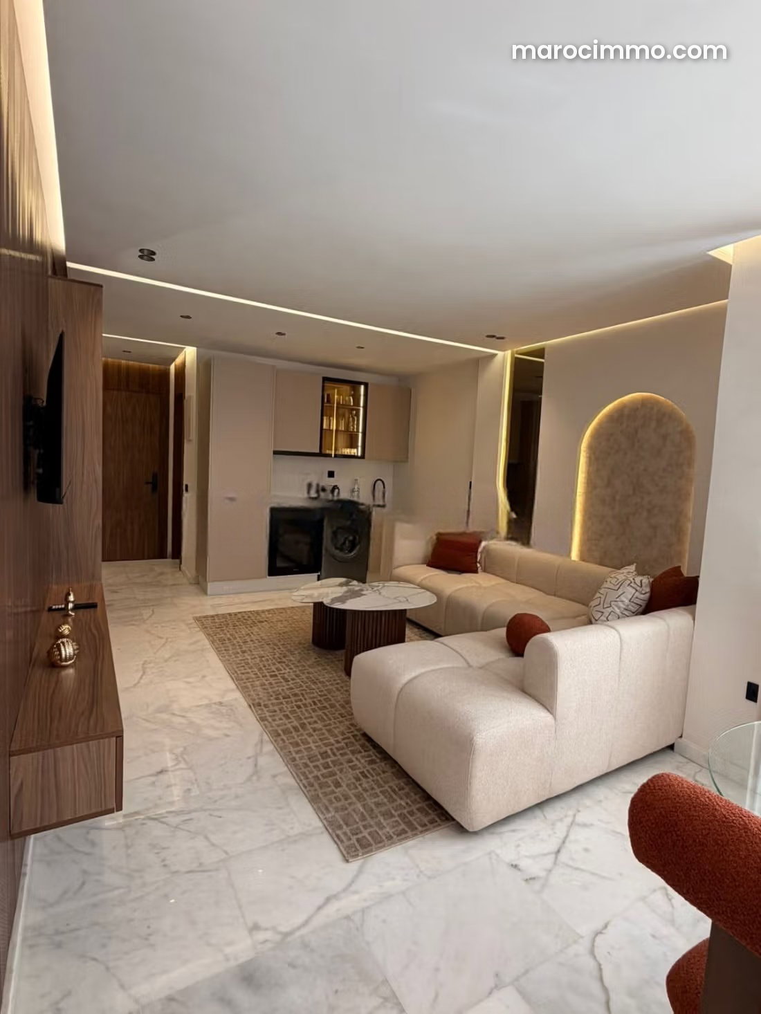 Appartement meublé neuf 58 m², Quartier des Hôpitaux, Casablanca — Casablanca