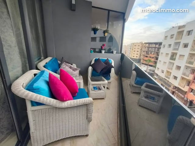 Furnished Apartment 78m² Burgundy 7000 MAD — Casablanca
