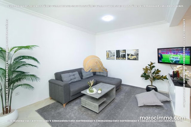 Furnished Apartment for Rent in Semlalia, Marrakech — Elevator and Parking — 90 m² — 5