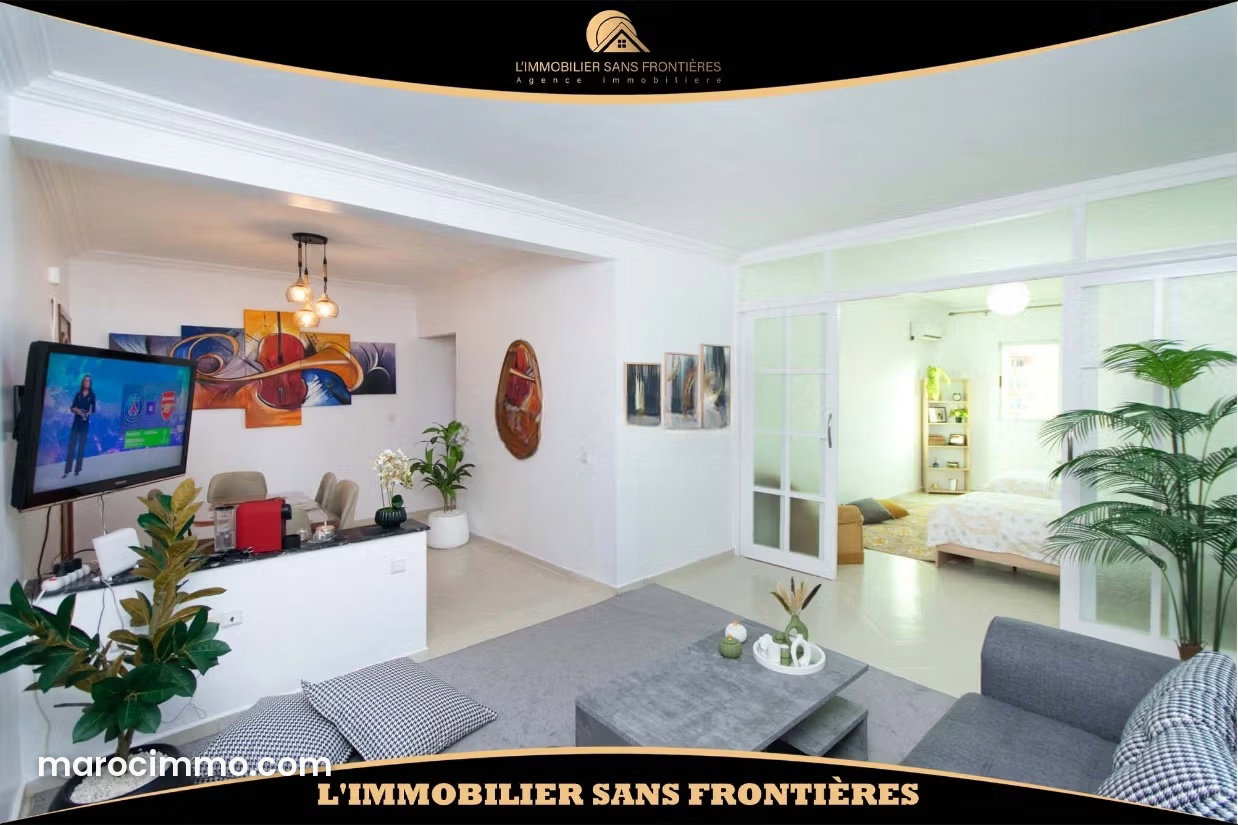 Furnished 90 sqm Apartment, 2 Bedrooms, Semlalia, Marrakech — Marrakesh