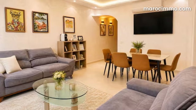 Magnifique Duplex Meublé Rénové Residence Targa — 3