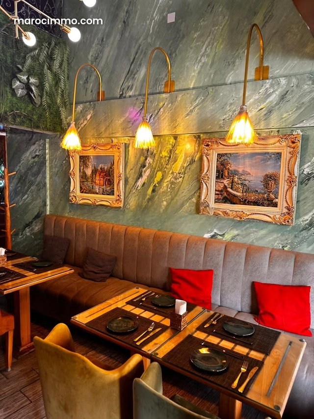 Restaurant à vendre pas de porte et mur, Surface de 220 m² à Marrakech Guéliz — 5