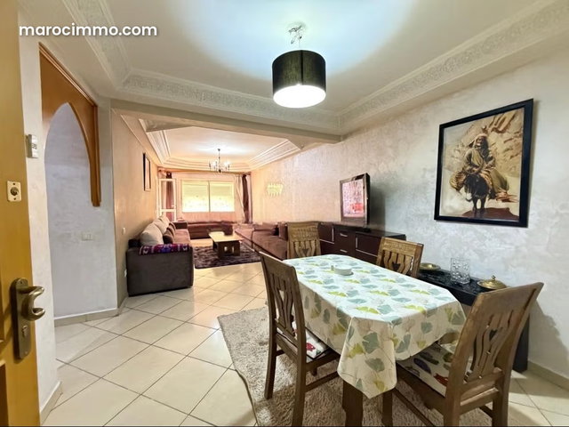 Bel appartement 89 m² à vendre meublé situé en plein centre de Guéliz à Marrakech — 2
