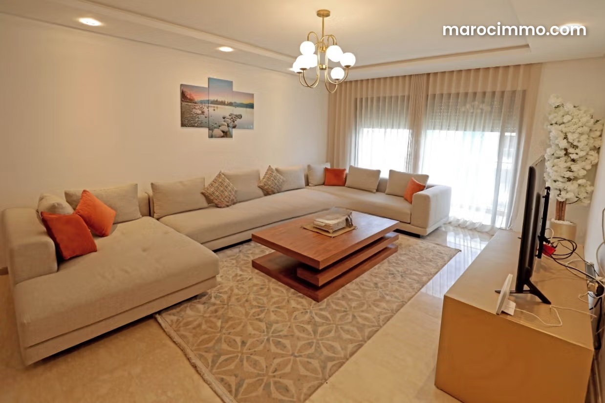 Furnished Apartment with Terrace and Sea Views in Agdal, Rabat — Rabat