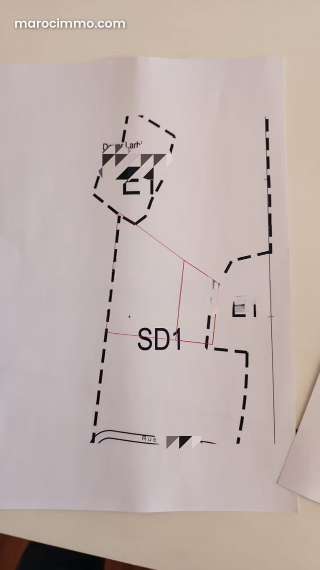 Terrain Zone SD1 Sur Route Ouarzazate — 2