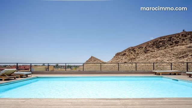 Appartement meublé piscine sur toit — Marrakech
