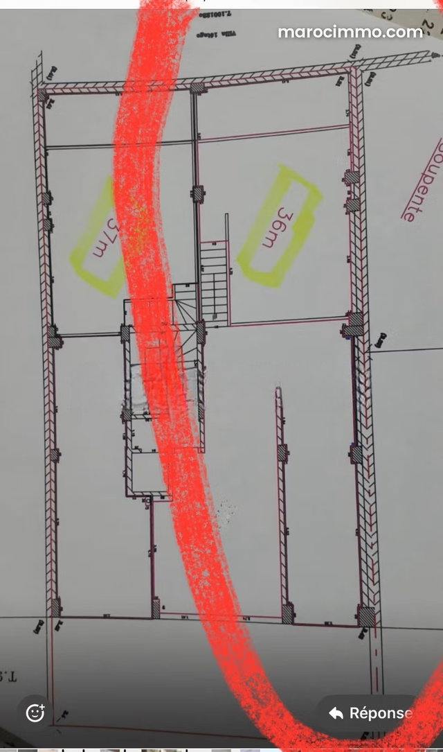 Magasin commercial de 122m à vendre à ain sebaa — 2