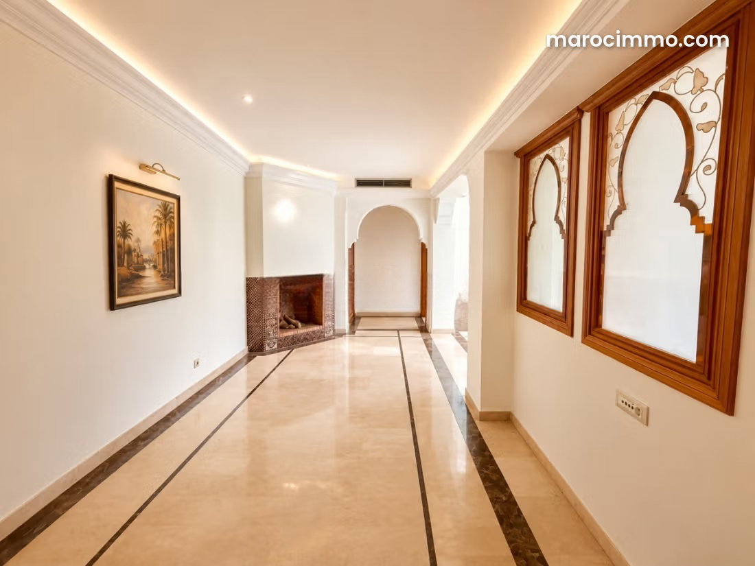 Appartement 135 m², 3 chambres avec piscine, Hivernage Marrakech — Marrakech