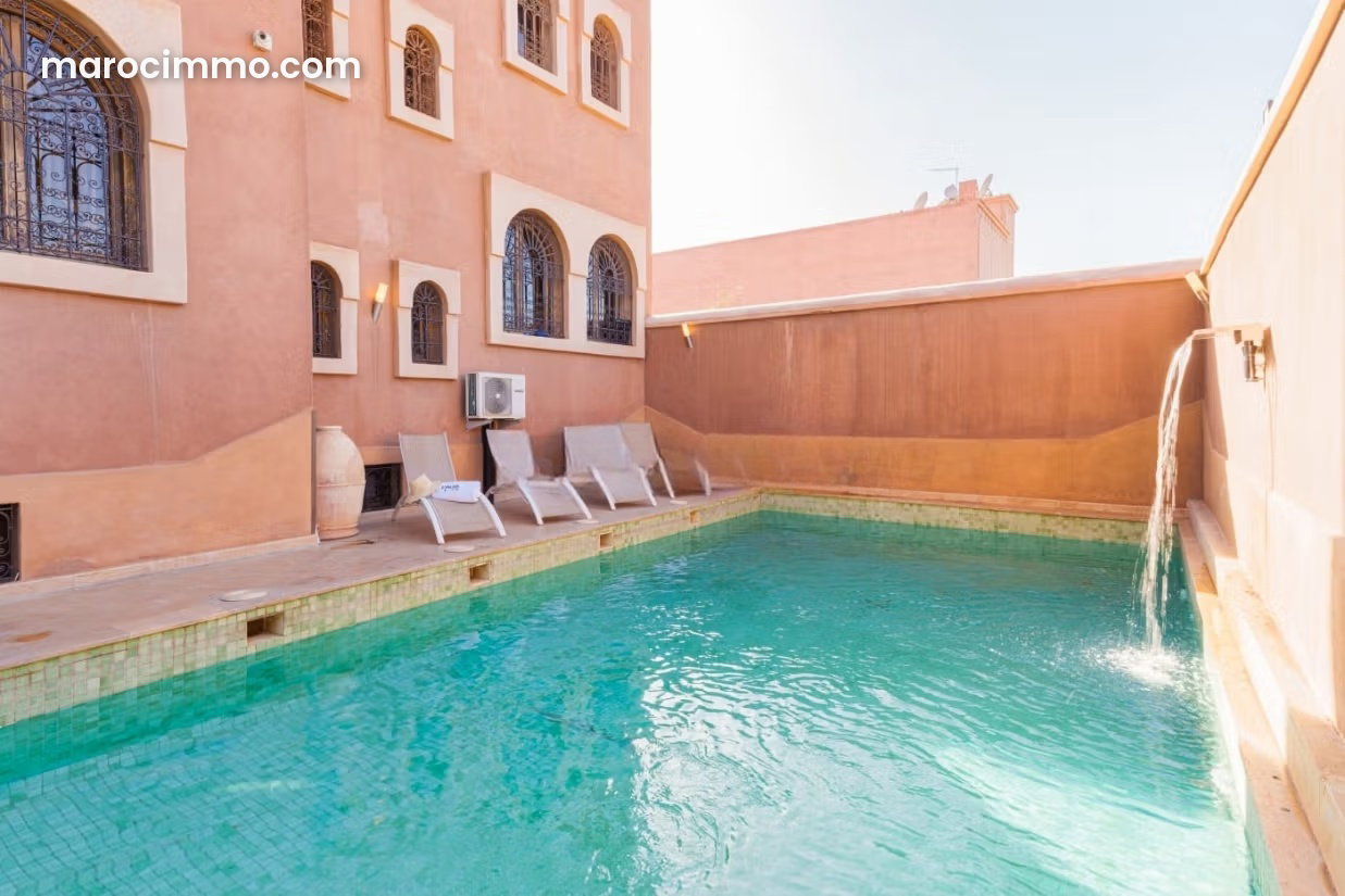 11-Suite Villa with Swimming Pool for Sale, Hay Targa, Marrakech — Marrakesh