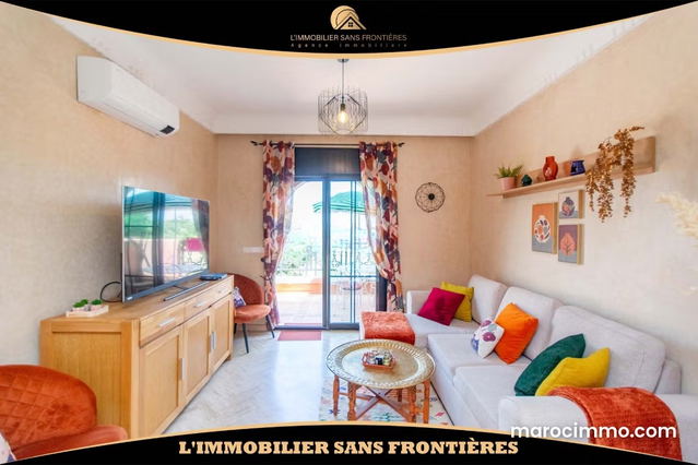 Appartement meublé à louer avec terrasse et piscine – Atlas Golf Resort, Marrakech — Marrakech