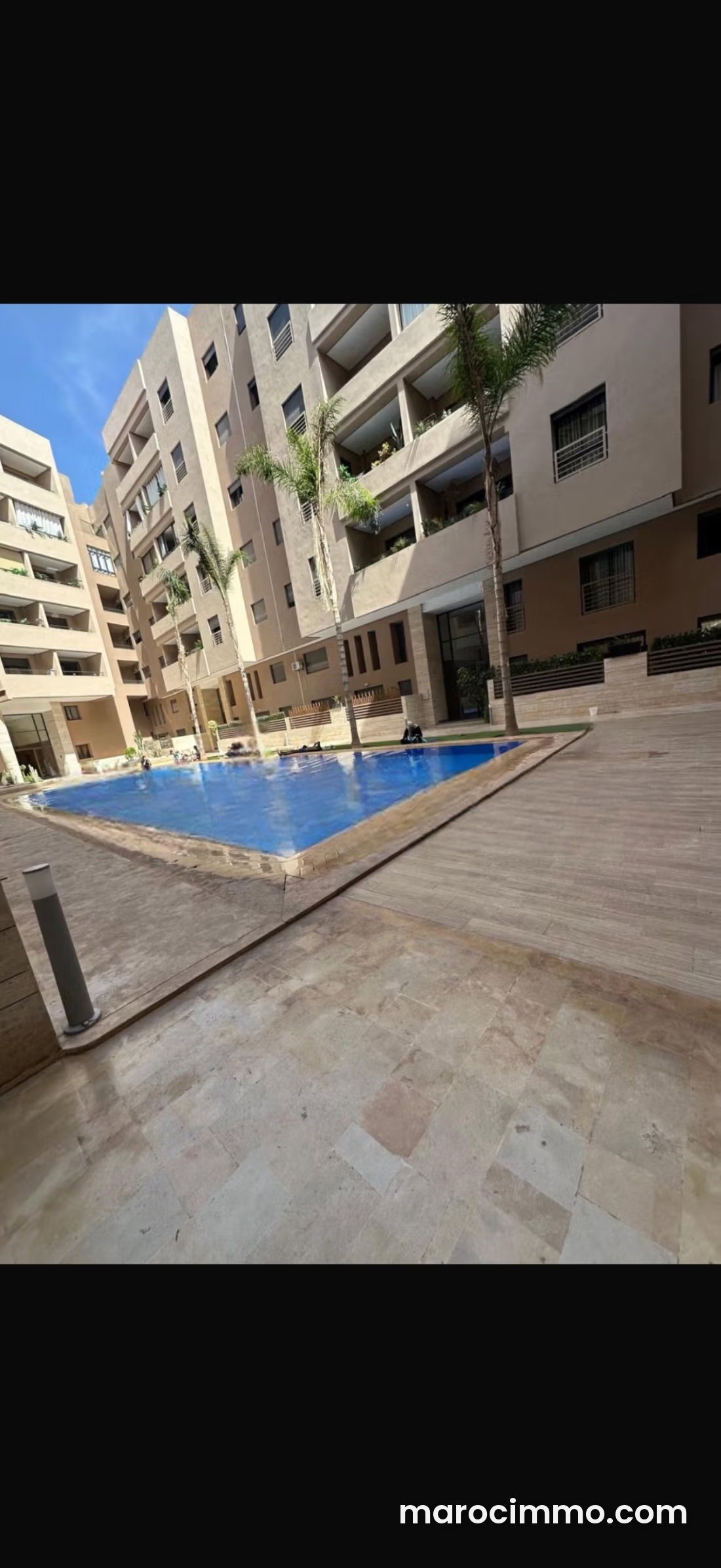 Furnished apartment with a pool for rent in Hivernage, Marrakech — Marrakesh