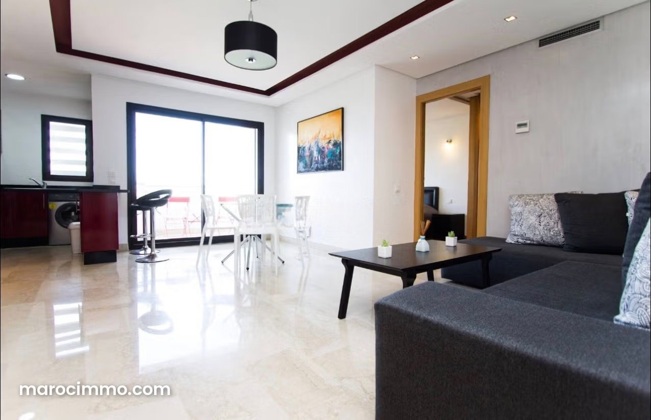 Studio meublé 55 m², vue parc, Palmier, Casablanca — Casablanca