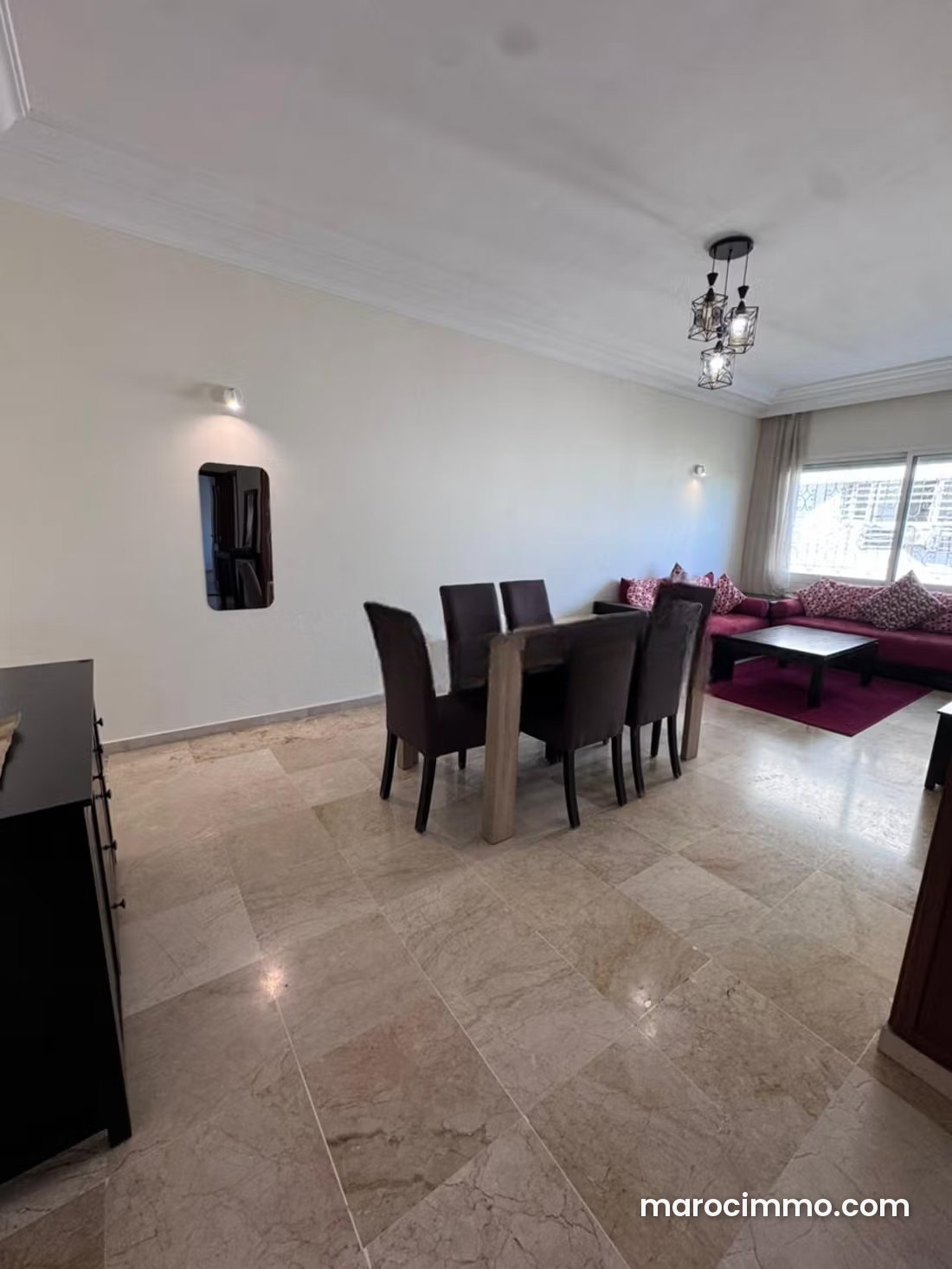 Appartement meublé 100 m², 2 chambres, Palmier, Casablanca — Casablanca