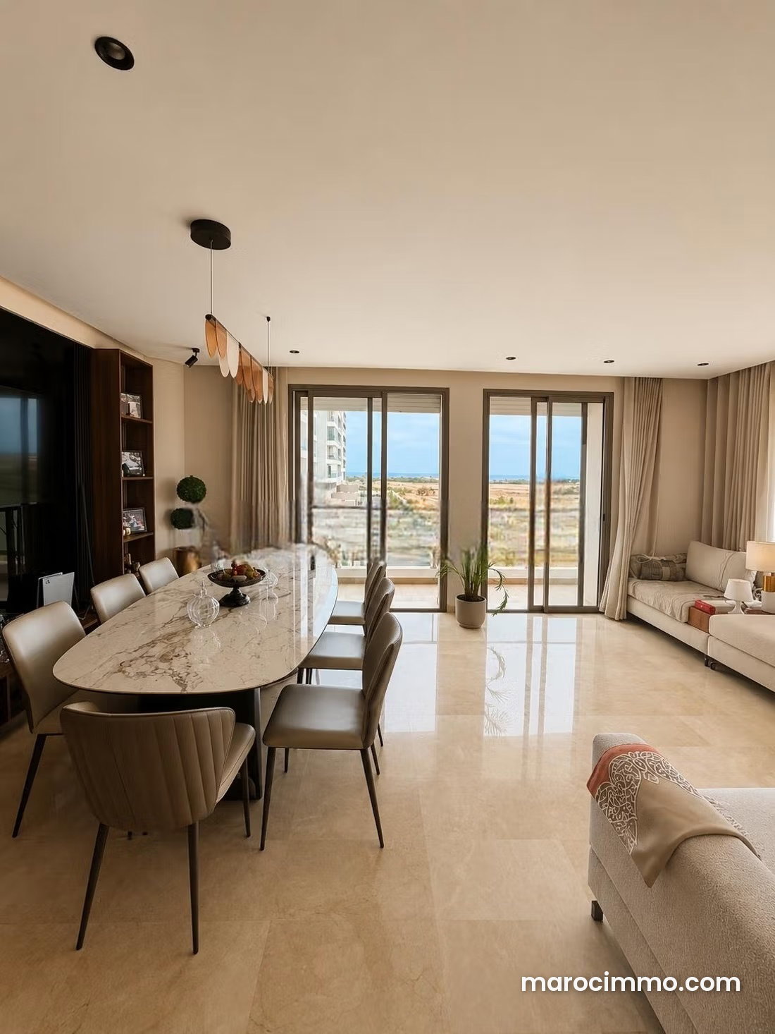 130 sqm Apartment with Sea Views, Aïn Diab, Casablanca — Casablanca