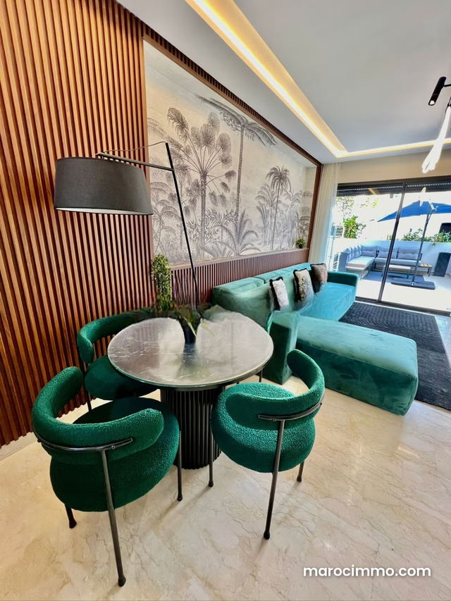 Furnished Studio for Rent in Burgundy 10000dh — Casablanca