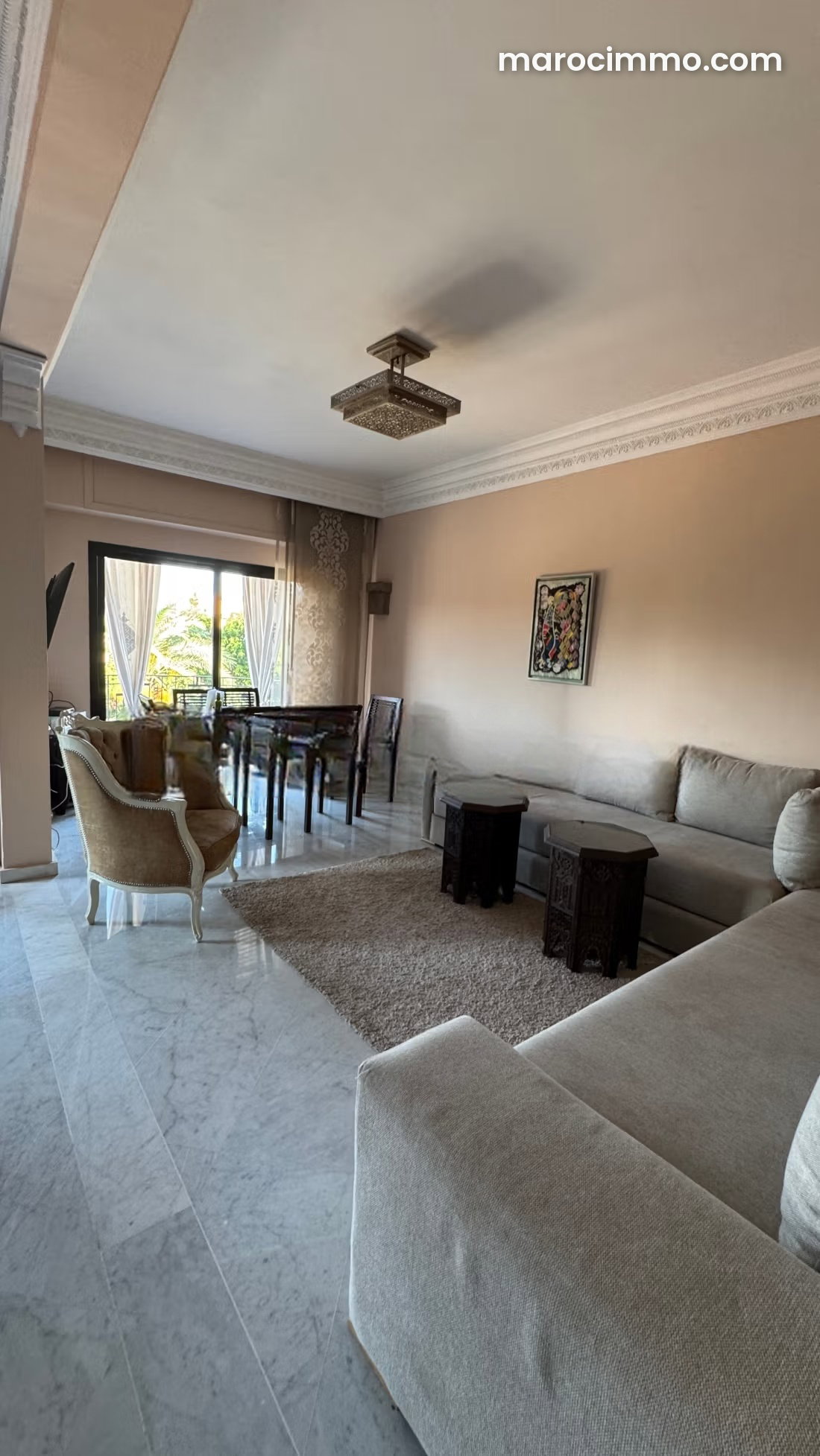 Furnished 125 m² Apartment, 2 Bedrooms, Hivernage, Marrakech — Marrakesh
