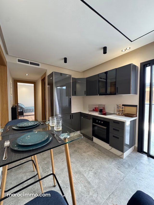 Bel appartement en location à Beauséjour. Superficie 65 m². Bien meublé — 5
