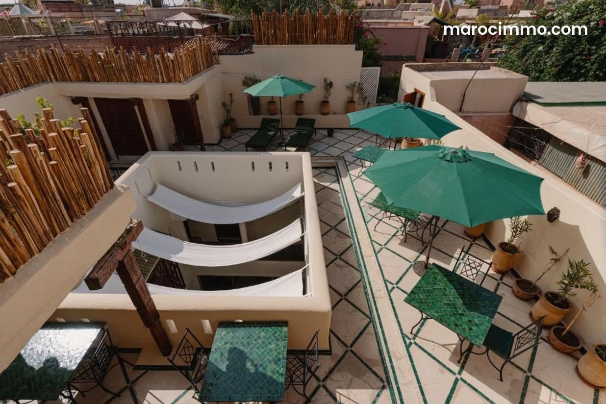 Riad d'hôtes 6 chambres, piscine chauffée, Mouassine, Marrakech — Marrakech